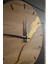 40 cm Modern Tasarım Yarık Desenli Ahşap Mdf Duvar Saati 4