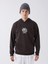 Xsıde Kahverengi Uzun Kollu Baskılı Erkek Kalın Hoodie 2