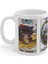 Beyaz Porselen Kedili Tarot Kartı Desen Dijital Baskılı Hd Kalite Kupa Bardak ( 1 Adet ) 2