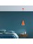 Konikkem Retro Tekli Sarkıt Avize Turuncu, Endüstriyel Metal Sıvama Tavan Lambası 6362-ORANGE 1