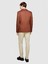 Streç Pamuklu Kemer Delikli Slim Fit Denim Chino Pantolon Erkek Pembe Pantolon - 324P4HJTSF03N 1