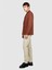 Streç Pamuklu Kemer Delikli Slim Fit Denim Chino Pantolon Erkek Pembe Pantolon - 324P4HJTSF03N 5