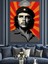 Arjantinli Lider Che Guevara'nın Portresi Dekoratif Kanvas - Mdf Ahşap Tablo 1