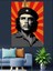 Arjantinli Lider Che Guevara'nın Portresi Dekoratif Kanvas - Mdf Ahşap Tablo 3