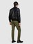 Streç Pamuklu Kemer Delikli Slim Fit Denim Chino Pantolon Erkek Lacivert Pantolon - 324P4HJTSF03N 1