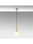Modern Tekli Cam Sarkıt Avize Parlak Gold, Sarkıt Lamba KING-11452 4