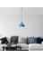 Retro Tekli Sarkıt Avize Mavi, Modern Dekoratif Metal Sıvama Tavan Aydınlatma SAGLAM-3774-LIGHTBLUE 3