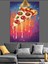 Dilim Pizza Dekoratif Kanvas - Mdf Ahşap Tablo 5