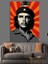 Che Guevara Lider Portresi Dekoratif Kanvas - Mdf Ahşap Tablo 5