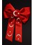 Türk Bayrak Desenli Kırmızı Saç Tokası | 23 Nisan – 19 Mayıs – 29 Ekim Özel Gün Fiyonk 2
