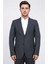 Slim Fit Mono Yaka Antrasit Takım Elbise 2