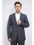 Slim Fit Mono Yaka Antrasit Takım Elbise 3
