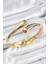 Pirinç Sarmal Model Gold Renk Kadın Kelepçe 1