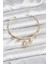 Güneş Charmlı Gold Renk Pirinç Kadın Bileklik - TJ-BB8041 1