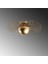 Tel Başlık Model Metal Plafönyer Avize Parlak Gold, Dekoratif Tavan Aydınlatma KAYA-15226-L 7