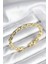 Zincir Model Gold Renk Pirinç Kadın Bileklik - TJ-BB8016 1
