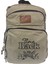 Old Cotton Kaliteli Siyah Vintage Salaş Baskılı Disayn Günlük Gezi Okul Sırt Çantası Revilla Bag 28X38CM 2
