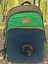 Old Cotton Kaliteli Siyah Vintage Salaş Baskılı Disayn Günlük Gezi Okul Sırt Çantası Revilla Bag 28X38CM 1