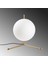 Luminar Modern Glop Cam Başlıklı Masa Lambası Dekoratif Aydınlatma Parlak Gold LUMINAR-14171 8