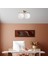 Luminar Modern 2'li Glop Cam Plafönyer Avize Parlak Gold, Dekoratif Tavan Aydınlatma LUMINAR-14116 1