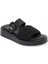 Siyah Vegan-Tekstil Kadın Terlik - K24Y1TR67079-D62 5