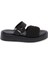 Siyah Vegan-Tekstil Kadın Terlik - K24Y1TR67079-D62 7