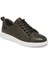 Yeşil Hakiki Deri Erkek Sneaker - E24I1AY56608-H48 5