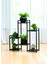 Dekoratif Metal 6 Raflı Saksılık Katlı Dikey Saksı Standı Çiçeklik Bahçe ve Balkon Dekoru Garden 1