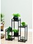 Dekoratif Metal 6 Raflı Saksılık Katlı Dikey Saksı Standı Çiçeklik Bahçe ve Balkon Dekoru Garden 2