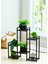 Dekoratif Metal 6 Raflı Saksılık Katlı Dikey Saksı Standı Çiçeklik Bahçe ve Balkon Dekoru Garden 3