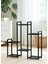 Dekoratif Metal 6 Raflı Saksılık Katlı Dikey Saksı Standı Çiçeklik Bahçe ve Balkon Dekoru Garden 8