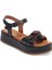 Siyah Hakiki Deri Kadın Sandalet - K24Y1SN67112-A23 5