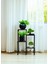 Dekoratif Metal 4 Raflı Saksılık Katlı Dikey Saksı Standı Çiçeklik Bahçe ve Balkon Dekoru Garden 3
