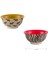 Baskılı Porselen Kase 2'li 12 cm (W5) 5