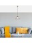 Boey Tekli Tel Sarkıt Avize Parlak Gold, Modern Dekoratif Metal Lamba BOEY-11391 2
