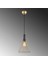 Dear Tekli Tel Sarkıt Avize Parlak Gold, Modern Dekoratif Metal Lamba DEAR-11211 5