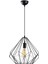 Diamond Tekli Tel Sarkıt Avize Siyah, Modern Dekoratif Metal Lamba DIAMOND-L-703 1