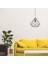 Diamond Tekli Tel Sarkıt Avize Siyah, Modern Dekoratif Metal Lamba DIAMOND-L-703 4