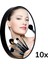 10X Büyüteçli Vantuzlu Pratik Kullanışlı Makyaj Lens Traş Aynası 1