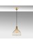 Cafu Tekli Tel Sarkıt Avize Parlak Gold, Modern Dekoratif Metal Lamba CAFU-11566 3