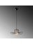 Fötr Şapka Model Tekli Tel Sarkıt Avize Siyah, Dekoratif Metal Lamba FOTRTEL-M-6736 4