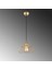 Hakcu Tekli Tel Sarkıt Avize Parlak Gold, Modern Dekoratif Metal Lamba HAKCU-11955 8