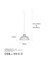 Hakcu Tekli Tel Sarkıt Avize Siyah, Modern Dekoratif Metal Lamba HAKCU-11940 5
