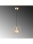 Coman Tekli Tel Sarkıt Avize Parlak Gold, Modern Dekoratif Metal Lamba COMAN-11271 4
