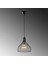 Cafu Tekli Tel Sarkıt Avize Siyah, Modern Dekoratif Metal Lamba CAFU-11565 4