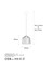Cat Tekli Tel Sarkıt Avize Parlak Gold, Modern Dekoratif Metal Lamba CAT-12060 7