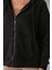 SOR10282 - Üç Iplik Kanguru Cepli Oversize Sweatshirt Haki 5