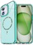 Apple iPhone 12 Live Diamond Magsafe Kapak - Yeşil 1