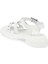 Beyaz Hakiki Deri Kadın Sandalet - K24Y1SN67156-A26 6