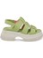 Yeşil Hakiki Deri Kadın Sandalet - K24Y1SN67154-G81 6